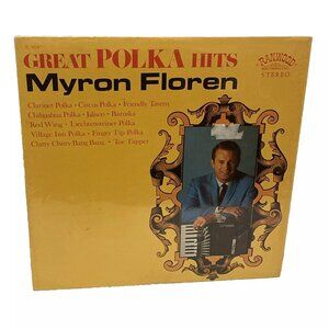 Myron Floren The Great Polka Hits (Vinyl, 1969) Ranwood RLP-8047 VG LP Record